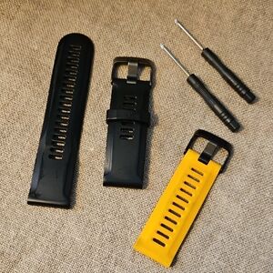 Garmin Black Watch Band For Garmin Products with Tools.
